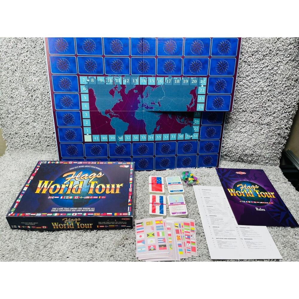 Tactic Flags World Tour Board Game & Toys